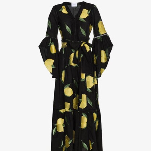 WE ARE LEONE Amalfi Embroidered Robe Size XS - Picture 3 of 6